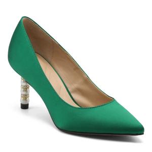 Женские туфли Charles David Sienna Pumps с острым носком и каблуком-шпилькой изумрудного цвета GAL1055 Charles David, зеленый