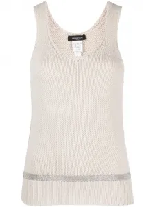 Топ из вирджинской шерсти Fabiana Filippi, нейтральный