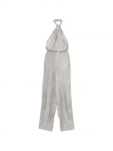 Комбинезон "amber" с переплетенными деталями THE ANDAMANE, серый