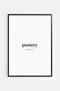 Деревянная рамка для фотографий Postery, 70x100 см, черный