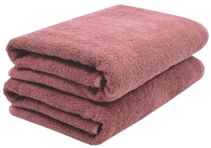 Полотенца для сауны набор  Zollner, пыльно-розовый