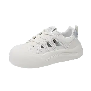 EGCHI Женские скейтерские кеды лоу топ серые, цвет Gray