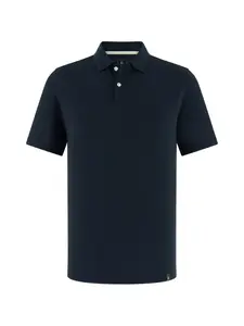 Поло с нашивкой-логотипом Boggi Milano, синий