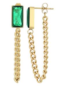 Adeliás Женские серьги - Серьги-гвоздики из нержавеющей стали серебристого цвета