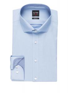 Рубашка пятого уровня по фигуре OLYMP, синий