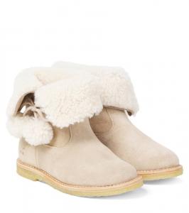 Женские замшевые сапоги джульетта Bonpoint, Beige