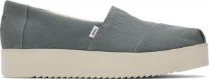 Женские слипоны TOMS Alpargata Midform, зеленый