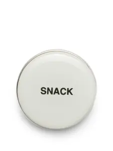 Серьга с графичным принтом Prada, серебряный