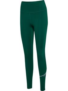 Леггинсы "Hmlcourt" зеленого цвета Hummel