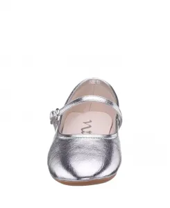 Балетки Nicola для девочек и подростков Nina, серебряный