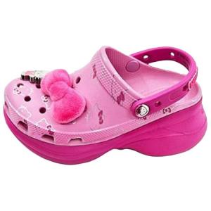 Классические женские сабо Bae Hello Kitty Crocs, Pink