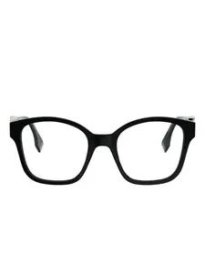 Очки в квадратной оправе Fendi, черный