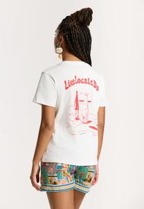 Футболка с принтом NOA Shiwi, белый