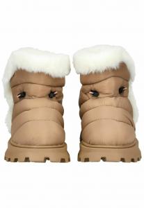 Зимние женские ботинки Steve Madden стеганые с мехом, коричневый