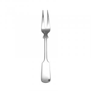 Старая лопатка Вилка для мяса посеребренная 150 г, маленькая Robbe & Berking, серебро