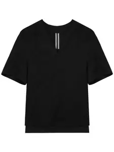 Футболка с V-образным вырезом Rick Owens, черный