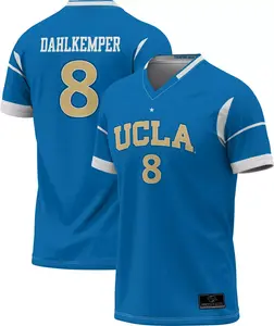 Полная сублимированная копия футбольного джерси PrSphere для взрослых UCLA Bruins # 8 True Blue Abby Dahlkemper ProSphere