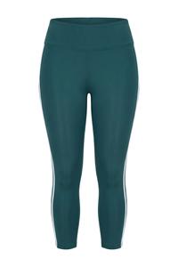 Studio Untold Скинни леггинсы в темно-зеленом цвете