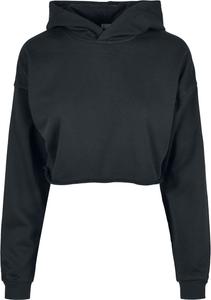Толстовка с капюшоном Urban Classics Ladies Oversized Cropped Hoody, черный