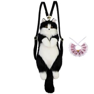 Плюшевая игрушка Cow Cat реалистичная, животное плюшевая кукла, высота 50см J&TOO