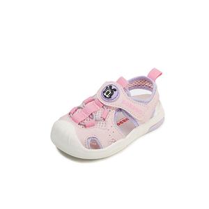 Нескользящие, противоударные, дышащие, легкие, амортизирующие низкие детские туфли для младенцев и малышей BOBDOG, розовый