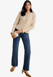 Кардиган прямого кроя с оборками Friends Like These, Neutral