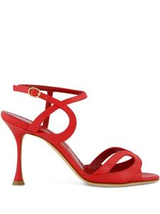 Босоножки Elfajrsan 90 Manolo Blahnik, красный