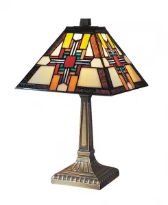 Настольная лампа «Утренняя звезда» Dale Tiffany, multi