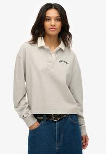 Рубашка поло ATHLETIC ESSENTIALS GRAPHIC RUGBY Superdry, светло-серый