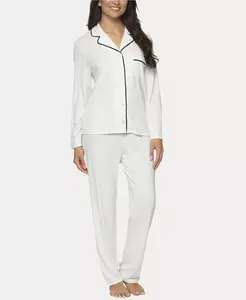 Женский комплект пижамы Jessie 2 Pc. с длинными рукавами Felina, белый