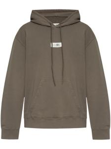 MM6 Maison Margiela худи с принтом, зеленый