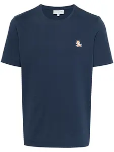 Футболка с аппликацией Chillax Fox Maison Kitsuné, синий