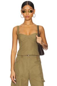 Топ Gigi от Camila Coelho, olive green