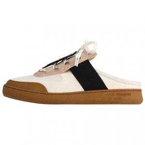 LOUIS VUITTON Закрытые тапочки женские бежевые