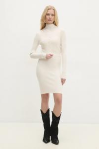 Платье и кардиган Answear.Lab, бежевый