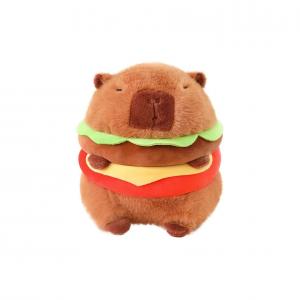 Плюшевая игрушка капибара гамбург 25 см высота CHUNTUSHU