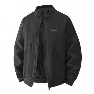 Пуховик Unisex с воротником-стойкой утепленный WARRIOR, черный