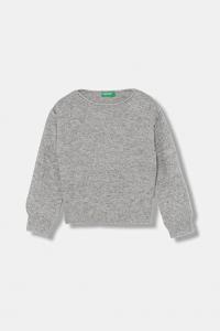 Детский шерстяной свитер United Colors Of Benetton, серый
