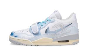 Jordan Легаси 312 противоскользящие износостойкие низкие винтажные баскетбольные кроссовки мужские синие, цвет Blue