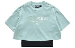 FILA FUSION Футболка Street Sport женская cream gray green