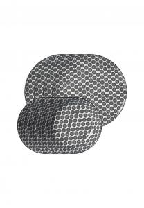 Сервиз Ritzenhoff & Breker Takeo Circles на 8 персон, черно-белый