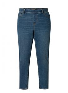 Узкие джеггинсы BASE LEVEL CURVY, темно-синий