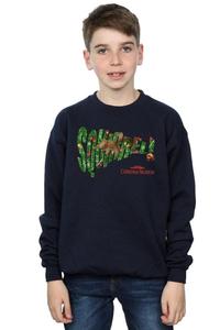 Толстовка с изображением Беличьего дерева National Lampoon's Christmas Vacation, темно-синий