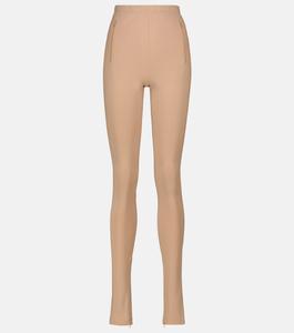 Леггинсы Release 03 из эластичного джерси WARDROBE.NYC, бежевый