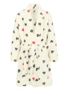 Халат с сердечным узором Petit Bateau, нейтральный