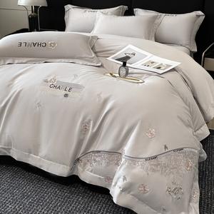 LUOLAI HOME Комплект постельного белья 4 предмета, 220x240 см