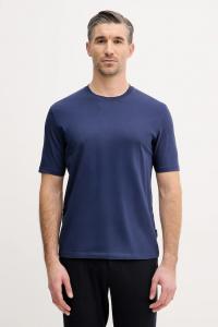 Хлопковая футболка Sisley, темно-синий