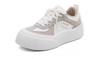 PAUL FRANK Низкие женские скейтерские кроссовки бело-серые, цвет White Gray