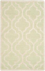 Ковер-дорожка ручной работы safavieh cambridge collection light green / ivory cam132b из премиальной марокканской шерсти, 77 x 366 см