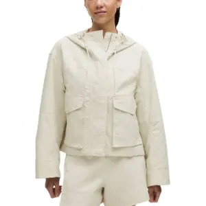 Куртка Women's Hooded Moderate Others Lululemon, bone белый/экрю/bone